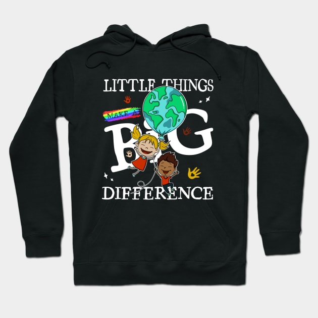 ThanksGiving - Kindness Children - Little things make a big difference Hoodie by Nine Tailed Cat